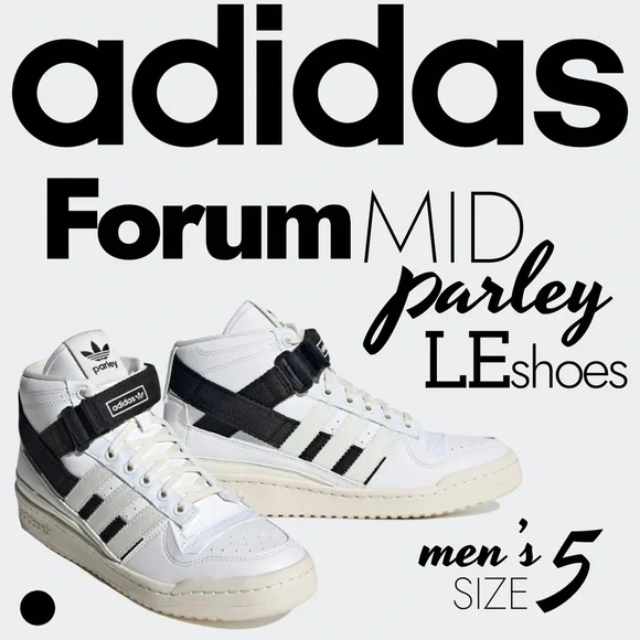 adidas | Shoes | Adidas Forum Mid Parley Shoes In Cloud  display picture 2